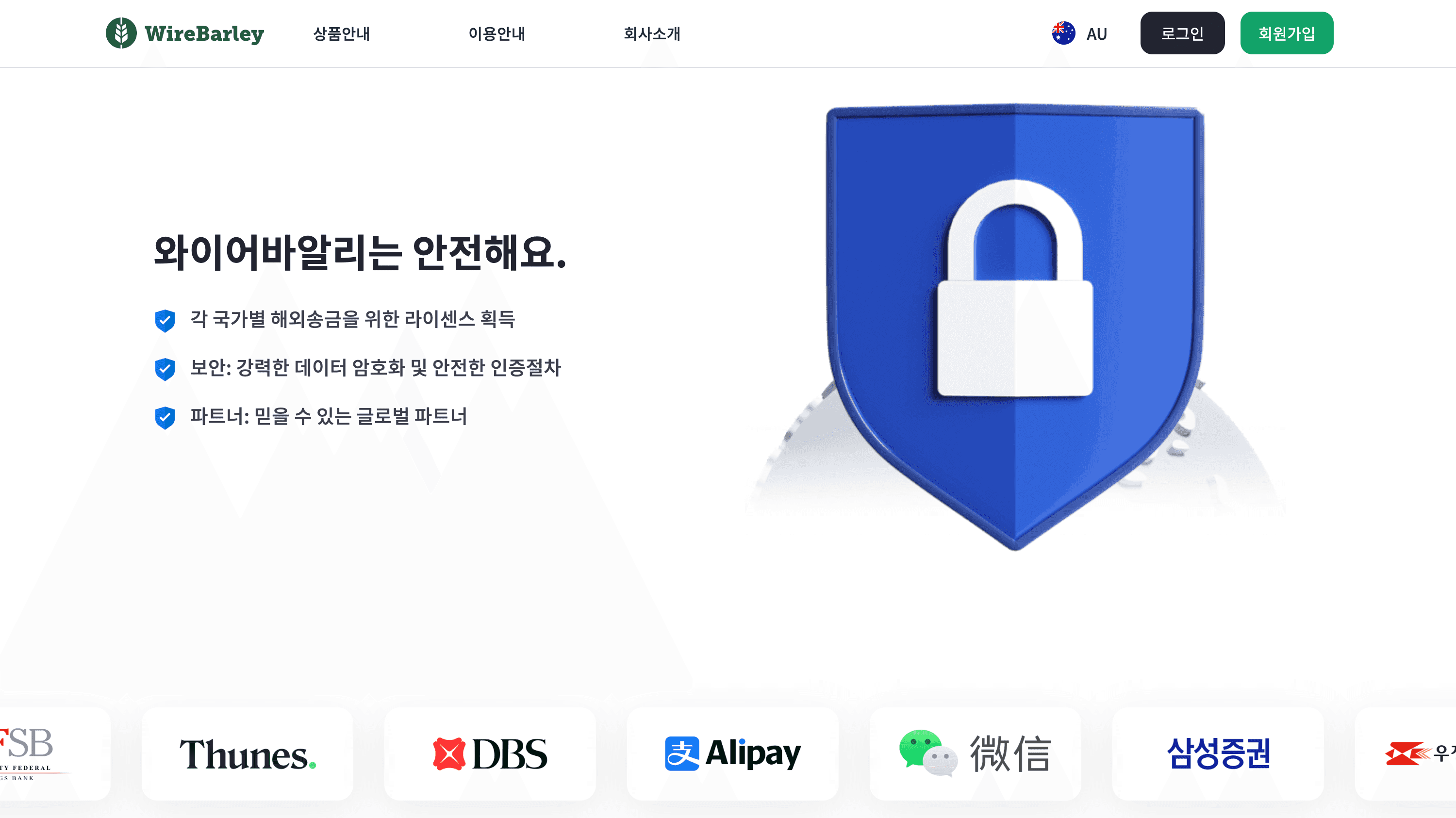 와이어바알리 자사 홈페이지 리뉴얼 스크린샷 6